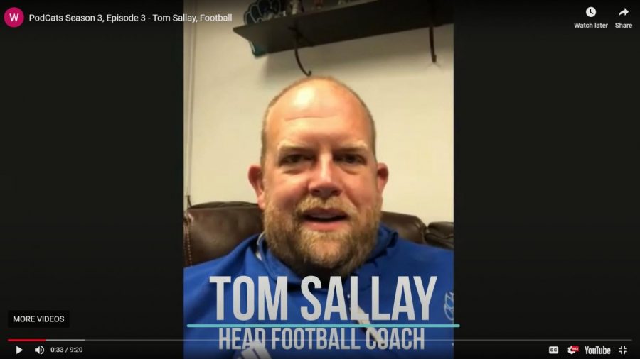 Head+Football+Coach+Tom+Sallay