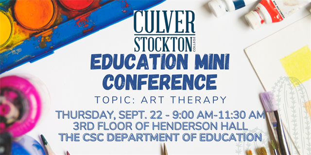 Education Department Holds Mini Art Therapy Conference
