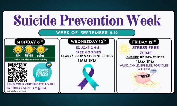 Suicide prevention week at Culver-Stockton College: A week of support and awareness
