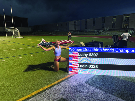 Straus at the World Women's Decathlon Championships in Geneva, OH

@LewisCountyPress-NewsJournal